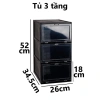 Tủ hộp đựng giày dép nhựa VIỆT NHẬT 1-5 tầng, nắp trong gấp gọn thông minh - Giá chỉ 113.900 VND 5