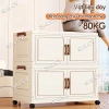 Tủ Nhựa Gấp Gọn SALOV Đa Năng 3‑6 Tầng, Trong Suốt, Bánh Xe 360°, Giá 284,050₫ 5