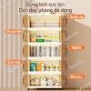 Tủ Nhựa Gấp Gọn SALOV Đa Năng 3‑6 Tầng, Trong Suốt, Bánh Xe 360°, Giá 284,050₫ 7