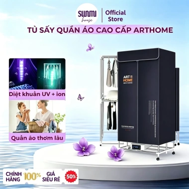 Tủ sấy ARTHOME - Điều khiển từ xa, khử mùi, diệt khuẩn, màn hình cảm ứng - 1.449.000₫