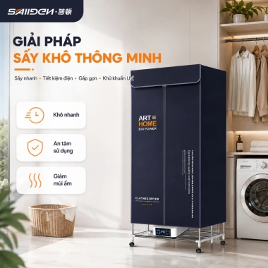 Tủ sấy ARTHOME - Điều khiển từ xa, khử mùi, diệt khuẩn, màn hình cảm ứng - 1.449.000₫