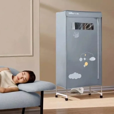 Tủ sấy Bear 2 tầng HGJ-D12D5 1.200W 485L, bánh xe di chuyển, chỉ 1.150.000 VND