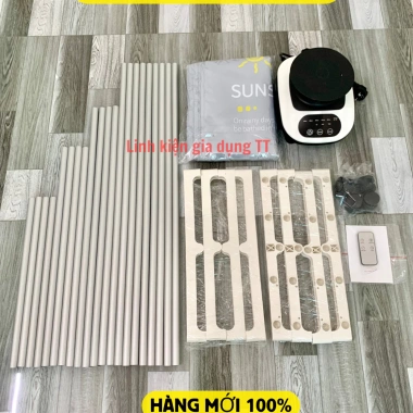 Tủ sấy quần áo 1.500W - Sấy khô nhanh, diệt khuẩn, 3 tầng treo - Giá chỉ 866.000 VND