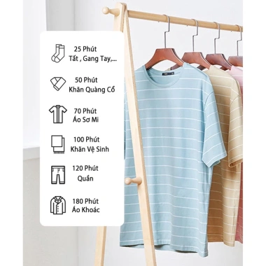 Tủ sấy quần áo 2-3 tầng thông minh, điều khiển từ xa, gấp gọn, BH 1 năm - Giá chỉ 893.000 VND
