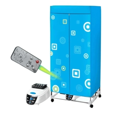 Tủ sấy quần áo 2 tầng inox, điều khiển từ xa, sấy siêu nhanh - Giá chỉ 749.000₫ 3