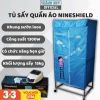 Tủ sấy quần áo 2 tầng Nineshield KB006 1.300W - Diệt khuẩn, bảo hành 24t, 790.000₫