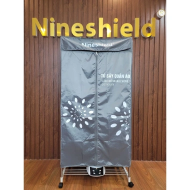 Tủ sấy quần áo 2 tầng Nineshield KB006 1.300W - Diệt khuẩn, bảo hành 24t, 790.000₫