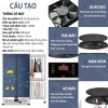 Tủ sấy quần áo 360°, điều khiển từ xa, không tiếng ồn, bảo hành 6 tháng - 630.000₫ 2