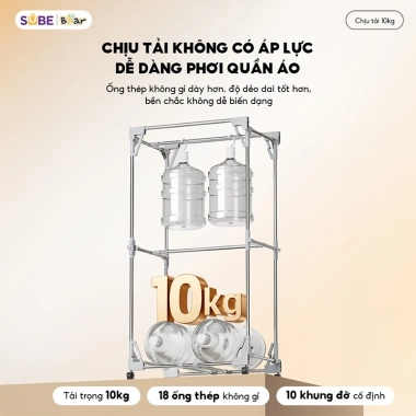 Tủ Sấy Quần Áo Bear 2 Tầng 475L - 1.200W, Diệt Khuẩn, Hẹn Giờ, Gấp Gọn, Giá 1.392.000₫ 4