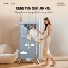 Tủ sấy quần áo BEAR HGJ-D12D5 2 tầng 475L 1.200W Diệt khuẩn, hẹn giờ, giá 1,221,000₫ 2