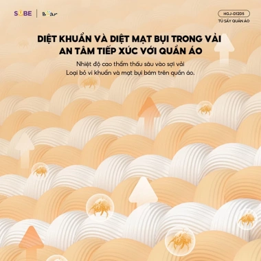 Tủ sấy quần áo BEAR HGJ-D12D5 2 tầng 475L 1.200W Diệt khuẩn, hẹn giờ, giá 1,221,000₫ 4 Tủ sấy quần áo BEAR HGJ-D12D5 2 tầng 475L 1.200W Diệt khuẩn, hẹn giờ, giá 1,221,000₫ 4