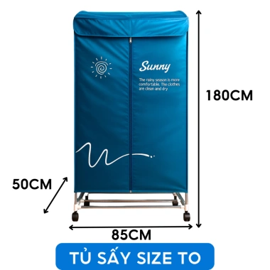 Tủ sấy quần áo Camel size to 2 tầng gấp gọn 1.8m 500W sấy nhanh BH 12 tháng - 899k 2