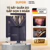 Tủ sấy quần áo đa năng 1.500W Sấy khô nhanh, khử mùi ion, điều khiển từ xa, giá chỉ 1,385,000₫