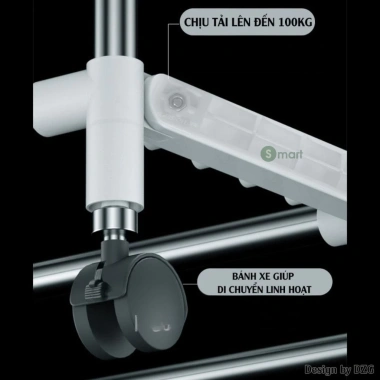 Tủ sấy quần áo đa năng 1.500W Sấy khô nhanh, khử mùi ion, điều khiển từ xa, giá chỉ 1,385,000₫ 8