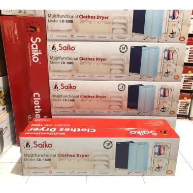 Tủ sấy quần áo đa năng Saiko CD-1.800 2.100W cỡ to - Giá chỉ 1.28 triệu, giảm mạnh