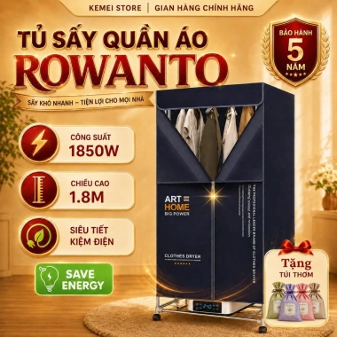 Tủ sấy quần áo đa năng tiết kiệm không gian, điện năng - Phù hợp tiệm giặt là, giá ưu đãi