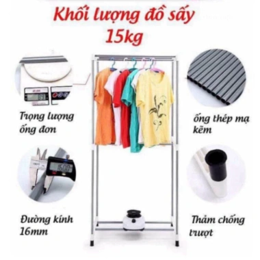 Tủ sấy quần áo điều khiển từ xa, chắc chắn, không tiếng ồn – Cao cấp, giá 523k