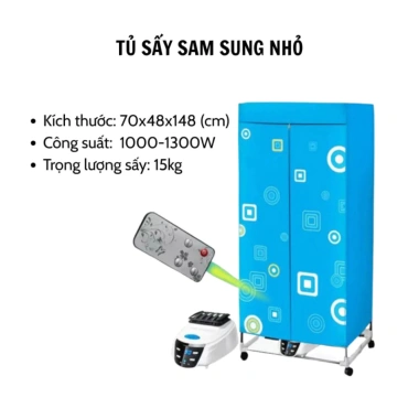 Tủ sấy quần áo điều khiển từ xa, chắc chắn, không tiếng ồn – Cao cấp, giá 523k