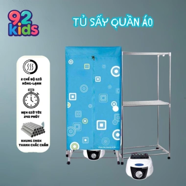 Tủ Sấy Quần Áo Điều Khiển Từ Xa - Tiện Lợi, Giá Ưu Đãi 464.000₫ Cho Mọi Gia Đình
