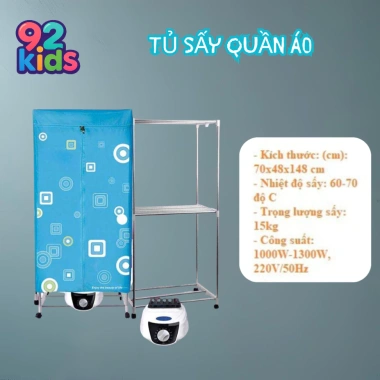 Tủ Sấy Quần Áo Điều Khiển Từ Xa - Tiện Lợi, Giá Ưu Đãi 464.000₫ Cho Mọi Gia Đình