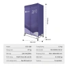 Tủ sấy quần áo Elmich CDE-8.641 1.800W Inox 2 tầng - Sấy nhanh, giá ưu đãi 1.58 triệu 9
