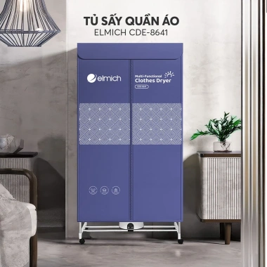 Tủ Sấy Quần Áo Elmich CDE-8.641 2 Tầng Chịu Tải 30kg Hẹn Giờ 3h Giảm Giá 1.589.000₫