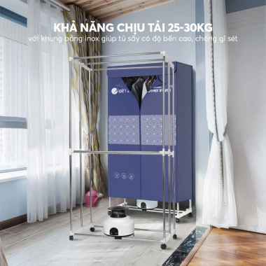 Tủ Sấy Quần Áo Elmich CDE-8.641 2 Tầng Chịu Tải 30kg Hẹn Giờ 3h Giảm Giá 1.589.000₫ 7 Tủ Sấy Quần Áo Elmich CDE-8.641 2 Tầng Chịu Tải 30kg Hẹn Giờ 3h Giảm Giá 1.589.000₫ 7