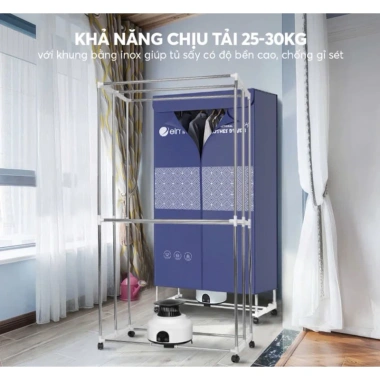 Tủ Sấy Quần Áo Elmich CDE-8.641 583L Siêu Rộng, 30Kg Tải, Sấy Nhanh, Diệt Khuẩn An Toàn - Giá Ưu Đãi 1.09 Triệu 2