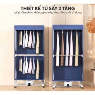 Tủ Sấy Quần Áo Elmich CDE-8.641 583L Siêu Rộng, 30Kg Tải, Sấy Nhanh, Diệt Khuẩn An Toàn - Giá Ưu Đãi 1.09 Triệu 4
