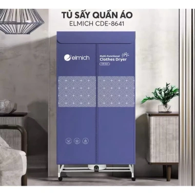 Tủ Sấy Quần Áo Elmich CDE-8.641 583L Siêu Rộng, 30Kg Tải, Sấy Nhanh, Diệt Khuẩn An Toàn - Giá Ưu Đãi 1.09 Triệu 10