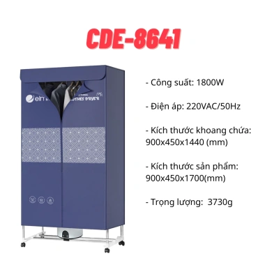Tủ Sấy Quần Áo Elmich CDE1.296 CDE-8.641 - Sấy Khô Nhanh, Khử Mùi, Tiết Kiệm Điện, Giá 1,530,000 VND 5 Tủ Sấy Quần Áo Elmich CDE1.296 CDE-8.641 - Sấy Khô Nhanh, Khử Mùi, Tiết Kiệm Điện, Giá 1,530,000 VND 5