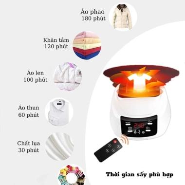 Tủ sấy quần áo gấp gọn tiết kiệm điện, diệt khuẩn, điều khiển từ xa - BH 12 tháng 6 Tủ sấy quần áo gấp gọn tiết kiệm điện, diệt khuẩn, điều khiển từ xa - BH 12 tháng 6