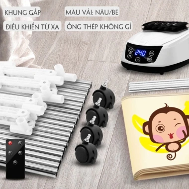 Tủ sấy quần áo gấp gọn tiết kiệm điện, diệt khuẩn, điều khiển từ xa - BH 12 tháng 7 Tủ sấy quần áo gấp gọn tiết kiệm điện, diệt khuẩn, điều khiển từ xa - BH 12 tháng 7