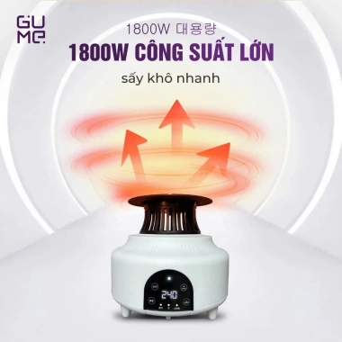Tủ sấy quần áo Gume 20kg - Tiết kiệm điện, khô nhanh, thiết kế nhỏ gọn, 1,350,000₫
