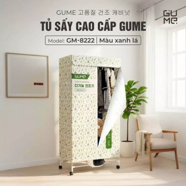 Tủ Sấy Quần Áo Gume GM-8.222 - Gấp Gọn Dễ Dàng, Điều Khiển Từ Xa, Bảo Hành 12 Tháng - 1.388.000 VND