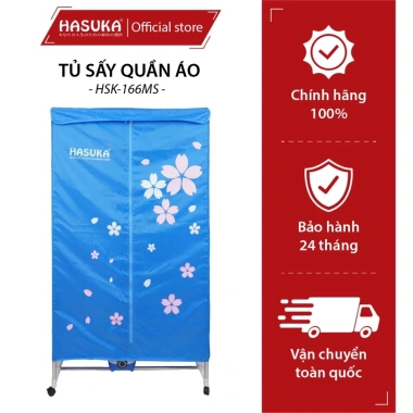 Tủ sấy quần áo HASUKA HSK-116MS 2.350W - Bảo hành 24 tháng, giảm giá 1.579.000 VND
