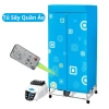 Tủ sấy quần áo HGHOME 2 tầng inox, điều khiển từ xa, quạt sấy mạnh, chắc chắn - hàng cao cấp 2