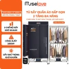 Tủ Sấy Quần Áo HOKU Gấp Gọn 2 Tầng Bánh Xe Di Chuyển, Khử Mùi & Khử Khuẩn 99,99%