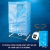 Tủ sấy quần áo khung inox 2 tầng - Chỉ dẫn từ xa, sấy y phục nhanh khô, Bảo hành 12 tháng, giá ưu đãi 225.000₫ 4