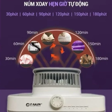 Tủ Sấy Quần Áo Khung Thẳng TAKIN TK6.212 1.500W 2 Tầng - Sấy 25kg, Giá 785.000đ 9 Tủ Sấy Quần Áo Khung Thẳng TAKIN TK6.212 1.500W 2 Tầng - Sấy 25kg, Giá 785.000đ 9