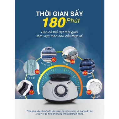 Tủ Sấy Quần Áo Korichi KRC-2.199 25kg - Công Nghệ PTC Diệt Khuẩn, Giá 1,390,000₫
