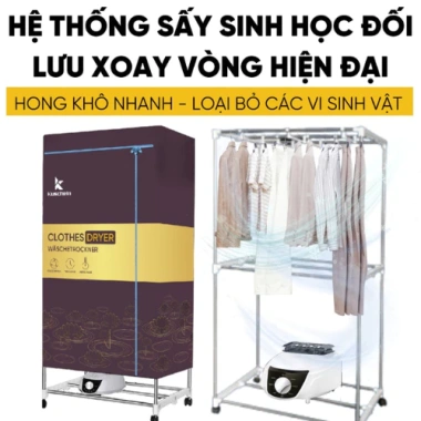 Tủ Sấy Quần Áo KUSCHELN 2.000W – Tốc Độ Nhanh, Khử Mùi, Giữ Hương Thơm, 949.000₫ 2 Tủ Sấy Quần Áo KUSCHELN 2.000W – Tốc Độ Nhanh, Khử Mùi, Giữ Hương Thơm, 949.000₫ 2