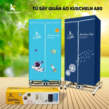 Tủ Sấy Quần Áo KUSCHELN 2.000W – Tốc Độ Nhanh, Khử Mùi, Giữ Hương Thơm, 949.000₫