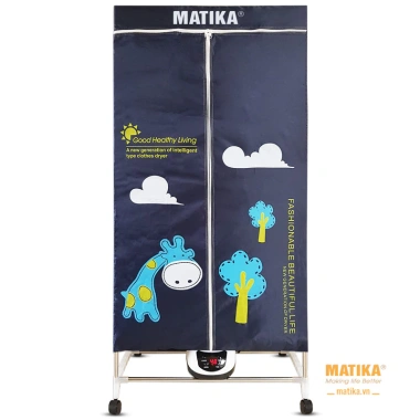Tủ Sấy Quần Áo Matika CD1.218 2 Tầng Khung INOX Bảo Hành 12 Tháng Giá 929k