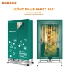 Tủ sấy quần áo Nanoco NCD1.502 màu xanh 1.500W, sức chứa tối đa 20kg - Giá giảm 1.045.000 VND 2