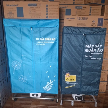 Tủ sấy quần áo Nineshield 1.500W - Samsung Camac, máy cơ chính hãng, chỉ 590k 4