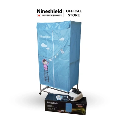 Tủ Sấy Quần Áo Nineshield 15kg 1.300W - Bảo hành 12 Tháng, Tặng Điều Khiển, Giá 649k