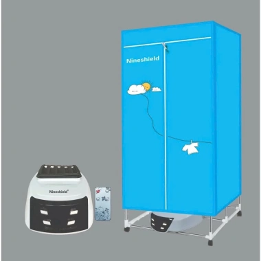 Tủ sấy quần áo Nineshield KB006 1.300W khử khuẩn, sấy 20kg, gập gọn, giá 689.000₫ 8