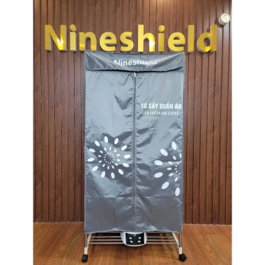 Tủ sấy quần áo Nineshield KB009 1.300W khử khuẩn, sấy khô 20kg, gấp gọn, giảm giá 689k