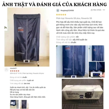 Tủ sấy quần áo ROWANTO 1.7M gấp gọn 2.000W - Sấy nhanh, khử khuẩn ION, giá 1,300,000 VND 9 Tủ sấy quần áo ROWANTO 1.7M gấp gọn 2.000W - Sấy nhanh, khử khuẩn ION, giá 1,300,000 VND 9